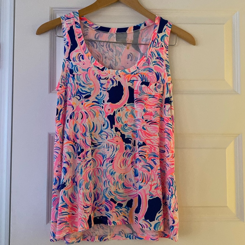 Lilly Pulitzer scoop neck tank